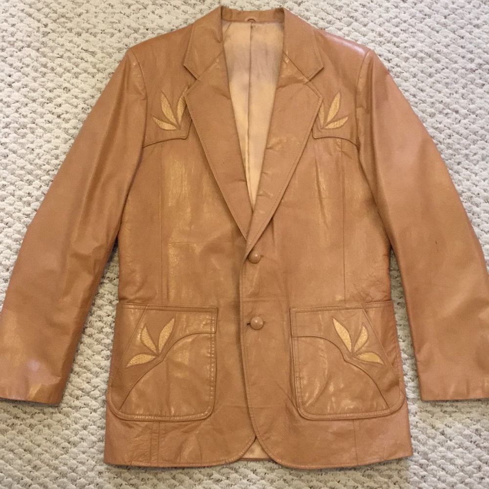 Pioneer wear genuine leather sport jacket